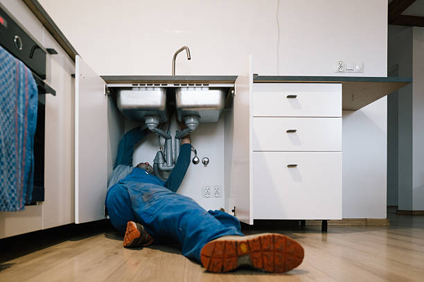 Professional Drain Cleaning technician working in Coshocton, OH